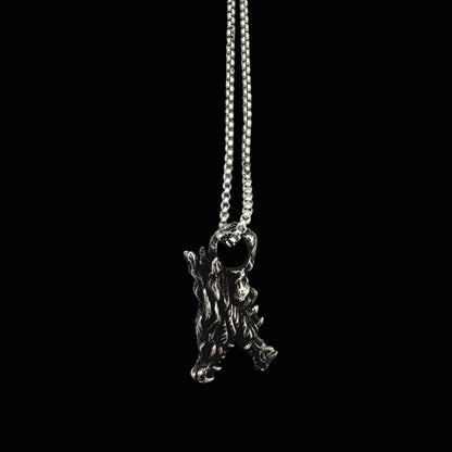 Colier cu Capul Dragonului Negru pentru forță și putere