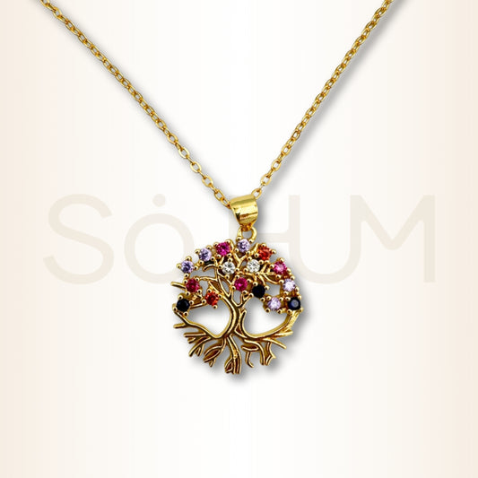 Colier cu Copacul vieții pentru putere, vitalitate și compasiune