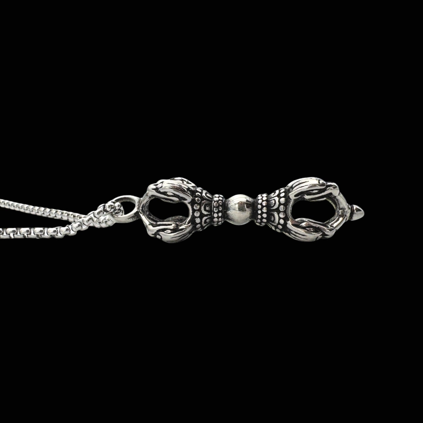 Colier cu Dublul Vajra pentru protecție absolută și stabilitate