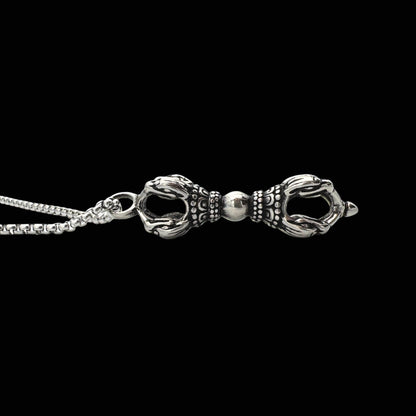 Colier cu Dublul Vajra pentru protecție absolută și stabilitate