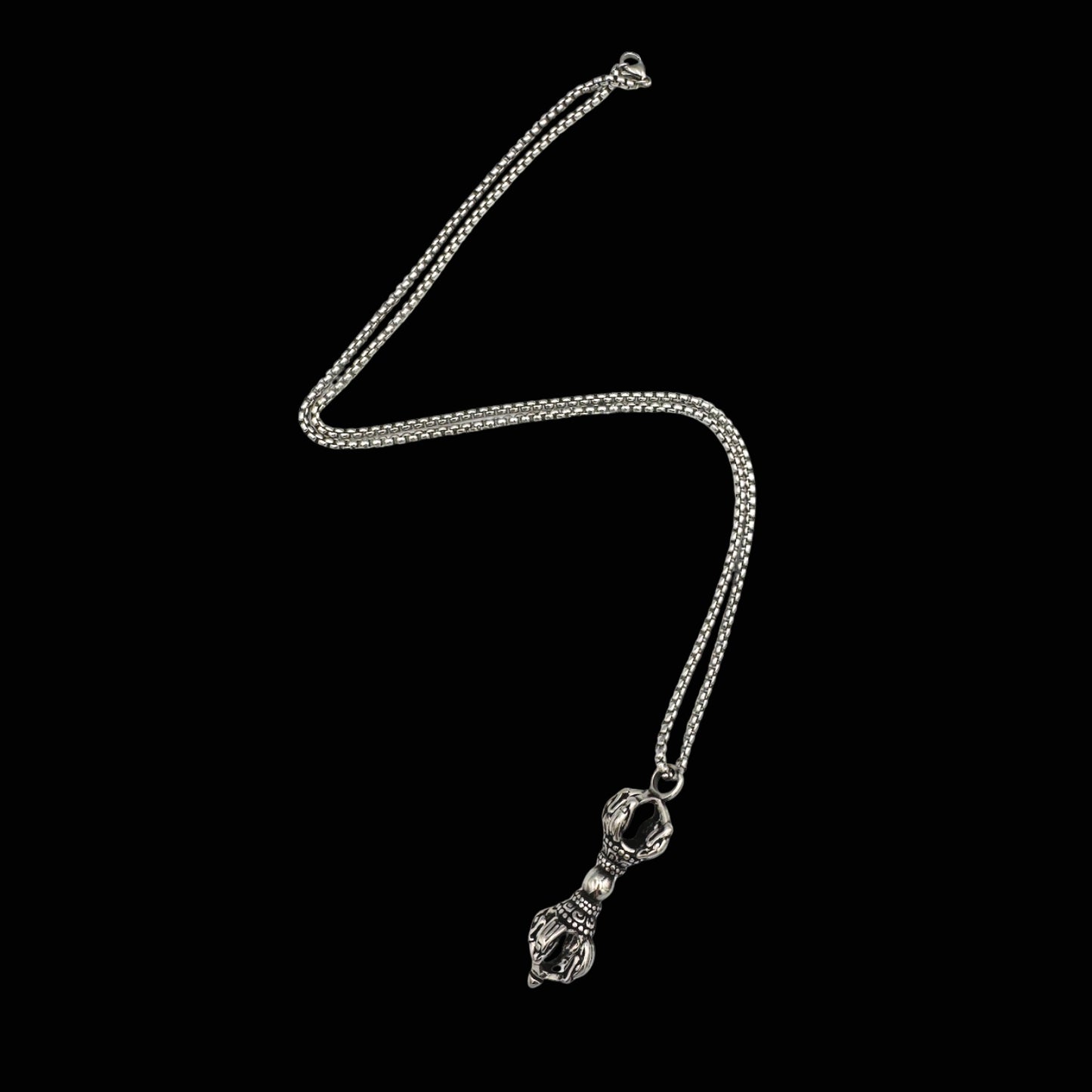 Colier cu Dublul Vajra pentru protecție absolută și stabilitate