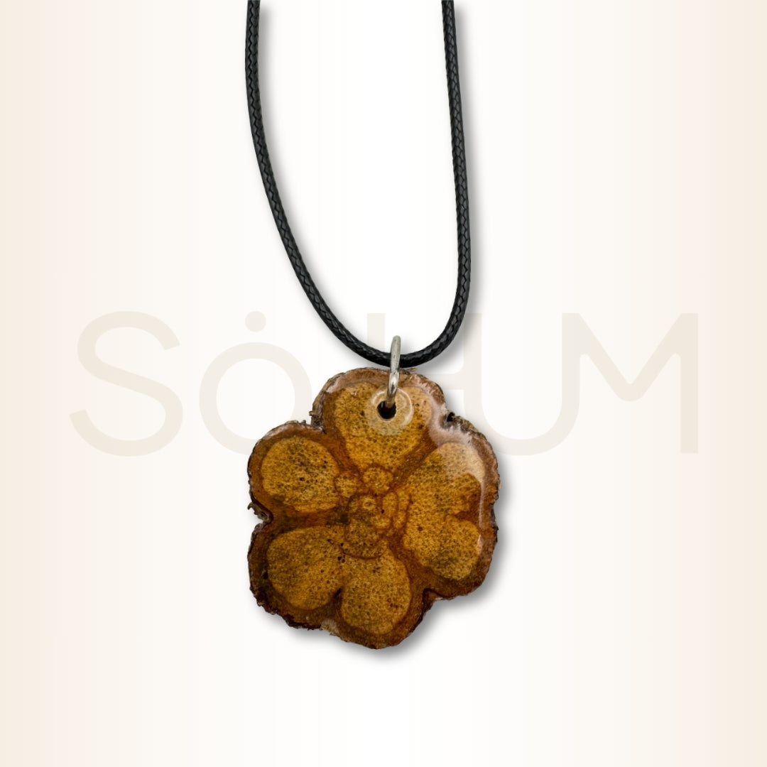 Colier cu Lemn de Ayahuasca pentru claritate, introspecție și ghidare divină