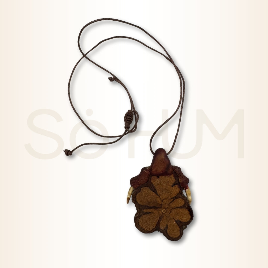 Colier cu Lemn de Ayahuasca pentru claritate, introspecție și ghidare divină