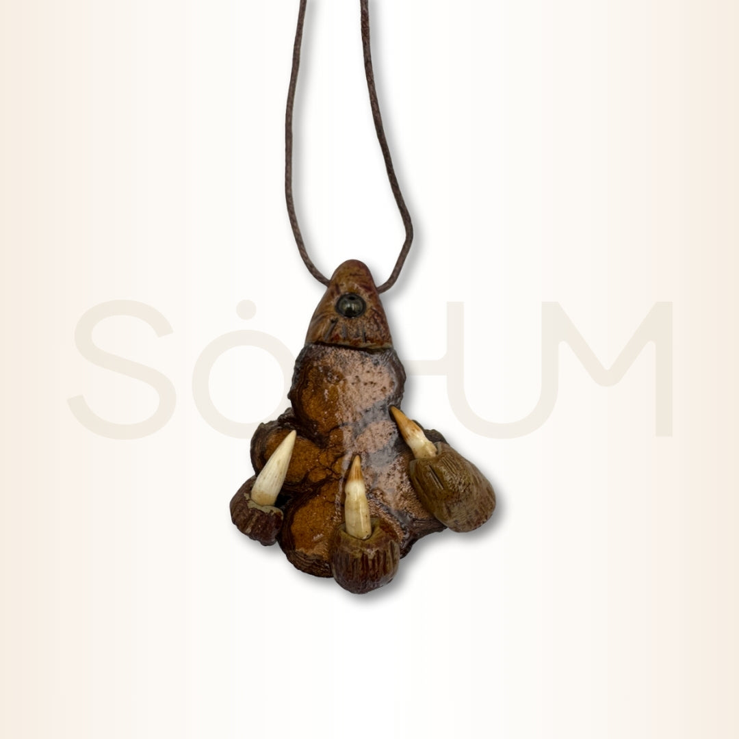 Colier cu Lemn de Ayahuasca pentru claritate, introspecție și ghidare divină