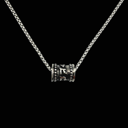 Colier cu Mantra Om Mani Padme Hum pentru protecție și compasiune infinită