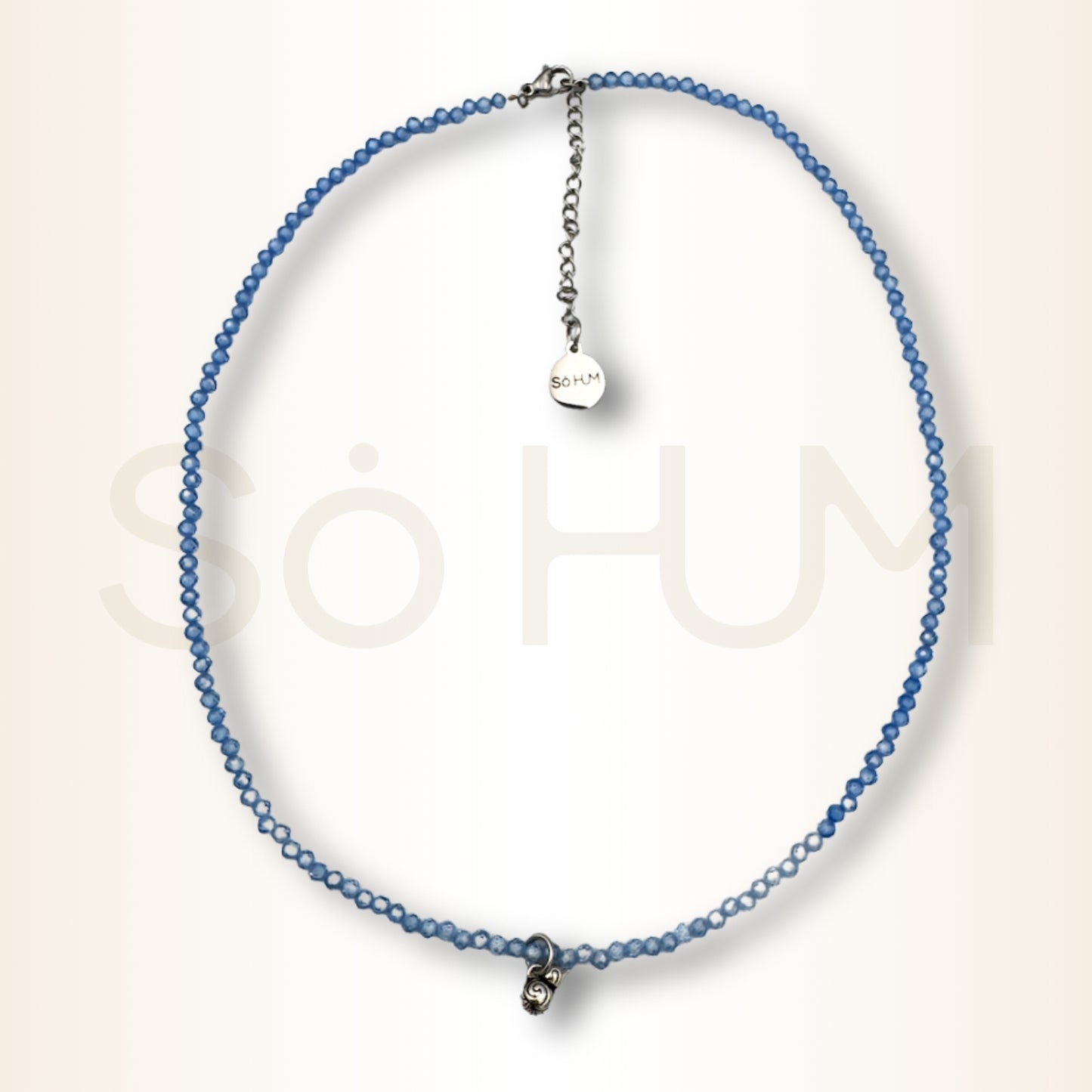 Colier cu Zirconiu albastru și Wu Lou pentru sănătate și vitalitate