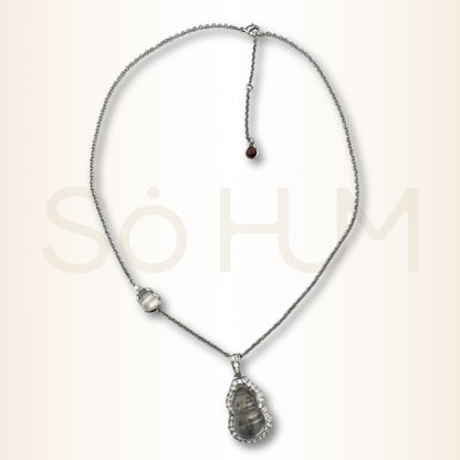 Colier cu dublu Wu Lou pentru sănătate și abundență