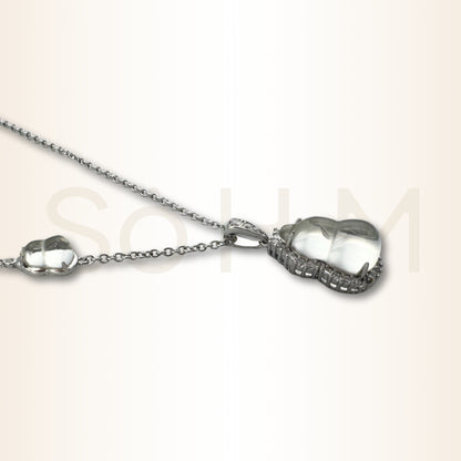 Colier cu dublu Wu Lou pentru sănătate și abundență