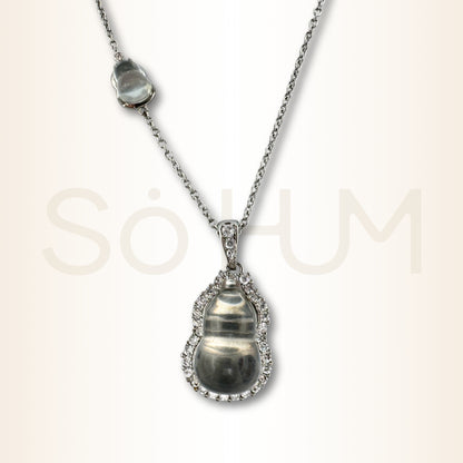 Colier cu dublu Wu Lou pentru sănătate și abundență