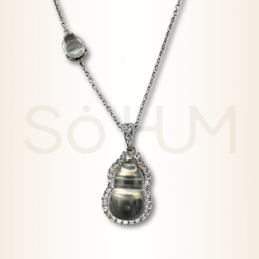 Colier cu dublu Wu Lou pentru sănătate și abundență