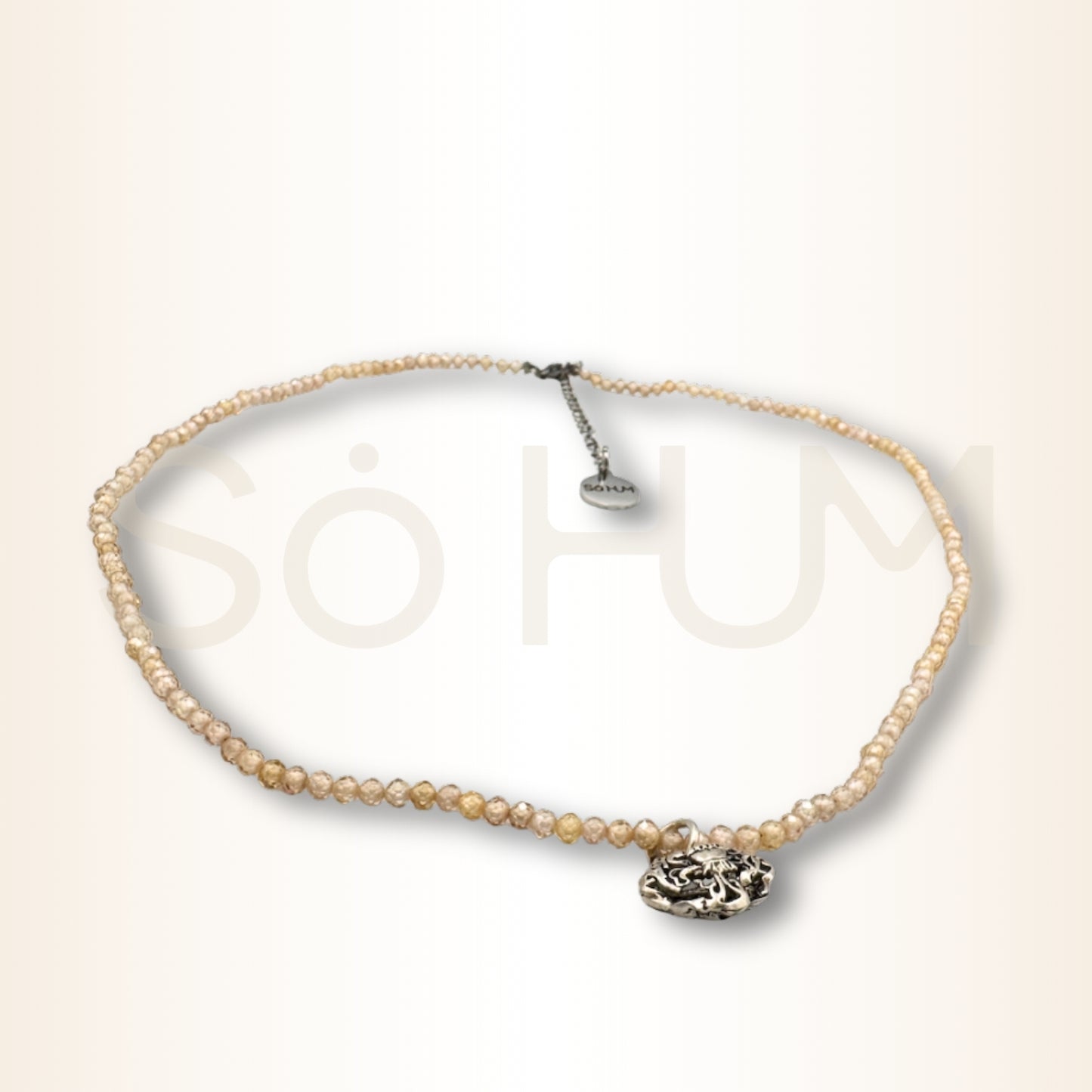 Colier cu zirconiu galben și Ru Yi pentru putere și autoritate