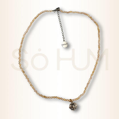 Colier cu zirconiu galben și Ru Yi pentru putere și autoritate