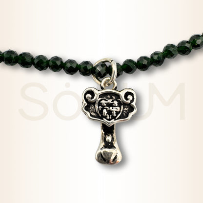 Colier cu zirconiu verde și Ru Yi pentru succes și leadership