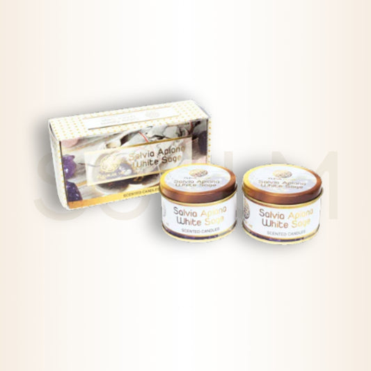 FLEUR DE VIE – SALVIA APIANA - Lumânări luxuriante pentru curățarea energetică și armonizarea spațiului