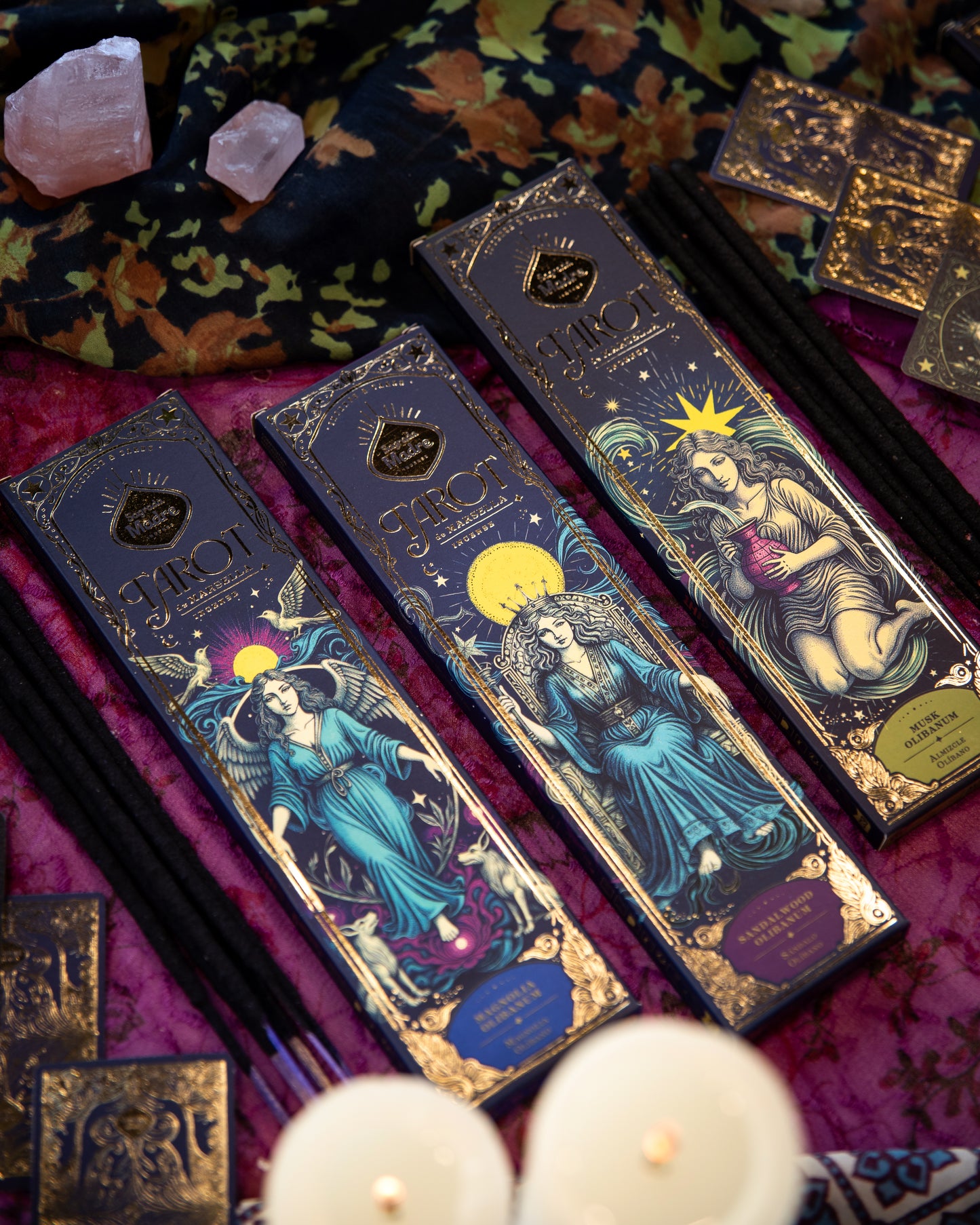 Betisoare parfumate naturale Sagrada Madre Tamaie Tarot