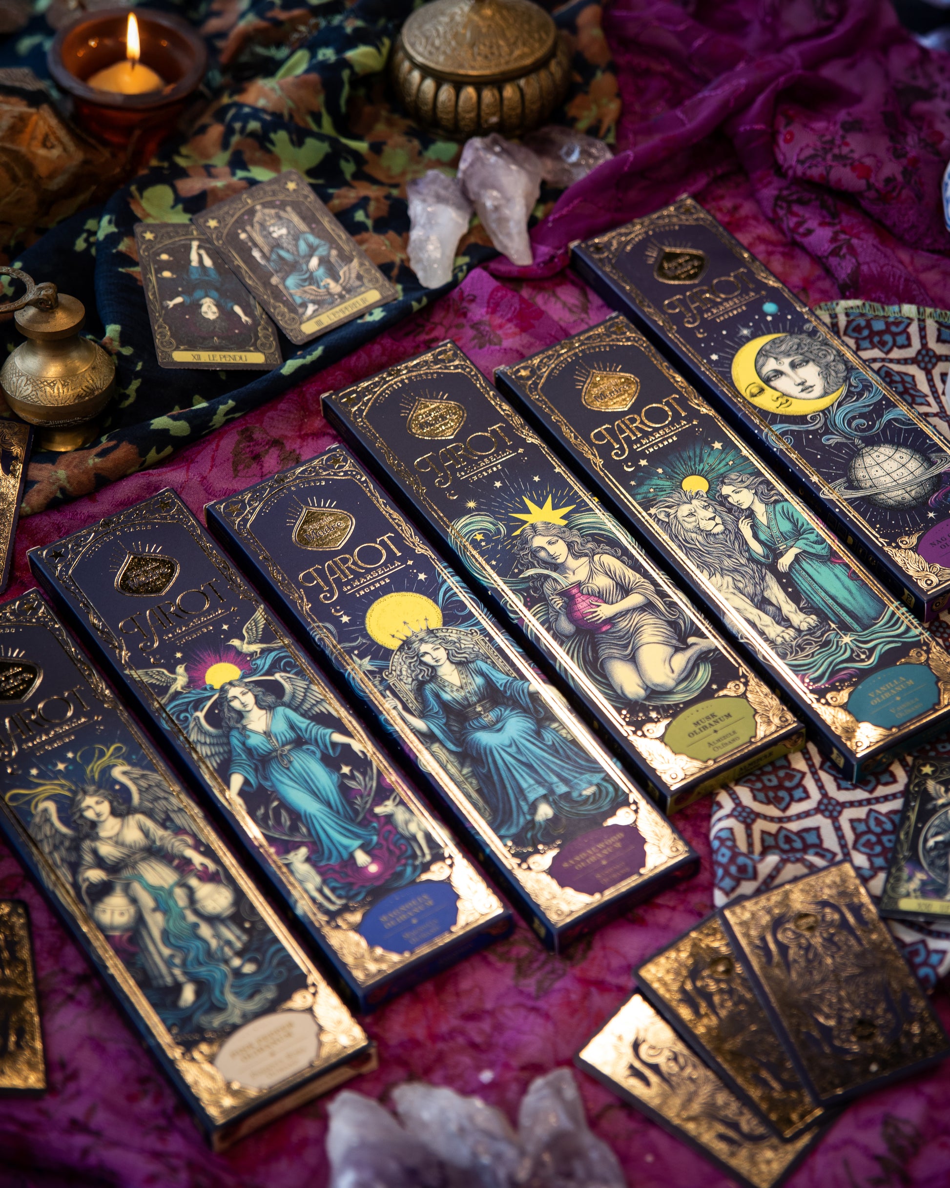 Betisoare parfumate naturale Sagrada Madre Tamaie Tarot