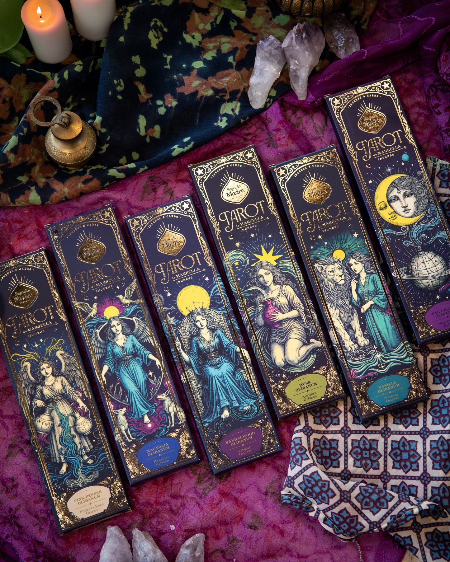Betisoare parfumate naturale Sagrada Madre Tamaie Tarot