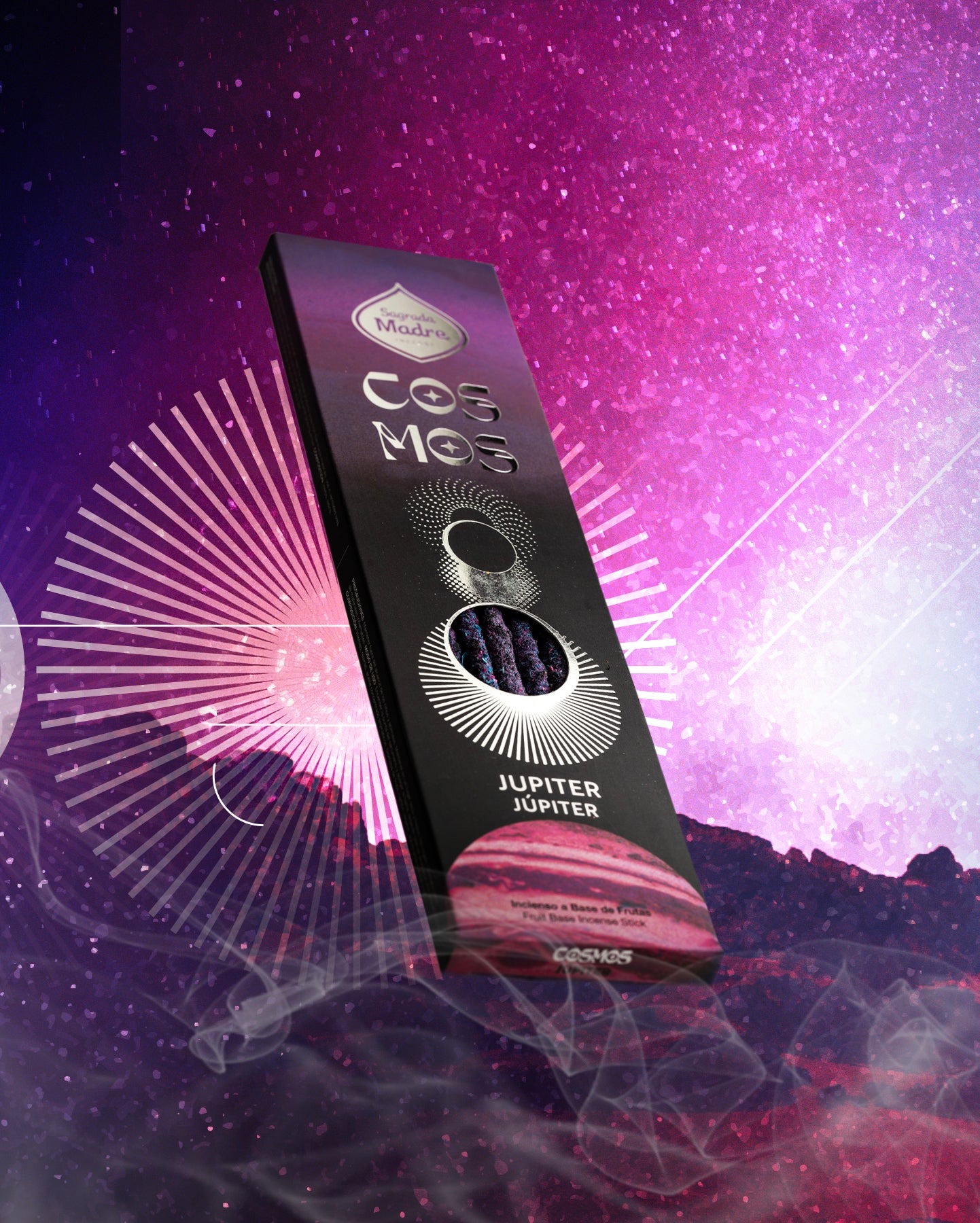 Kit 7 cutii de bețișoare parfumate naturale Cosmos (SAGRADA MADRE - Cosmos)