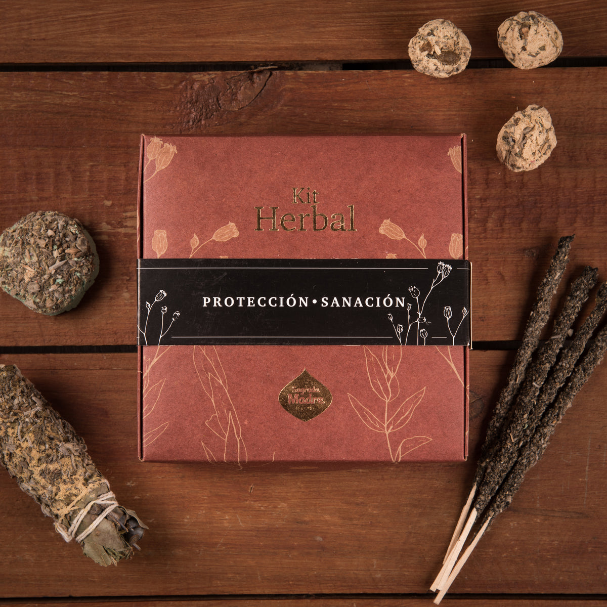 Kit de fumigație cu Salvie albă și rășini sacre pentru protecție și vindecare (SAGRADA MADRE - Herbal)