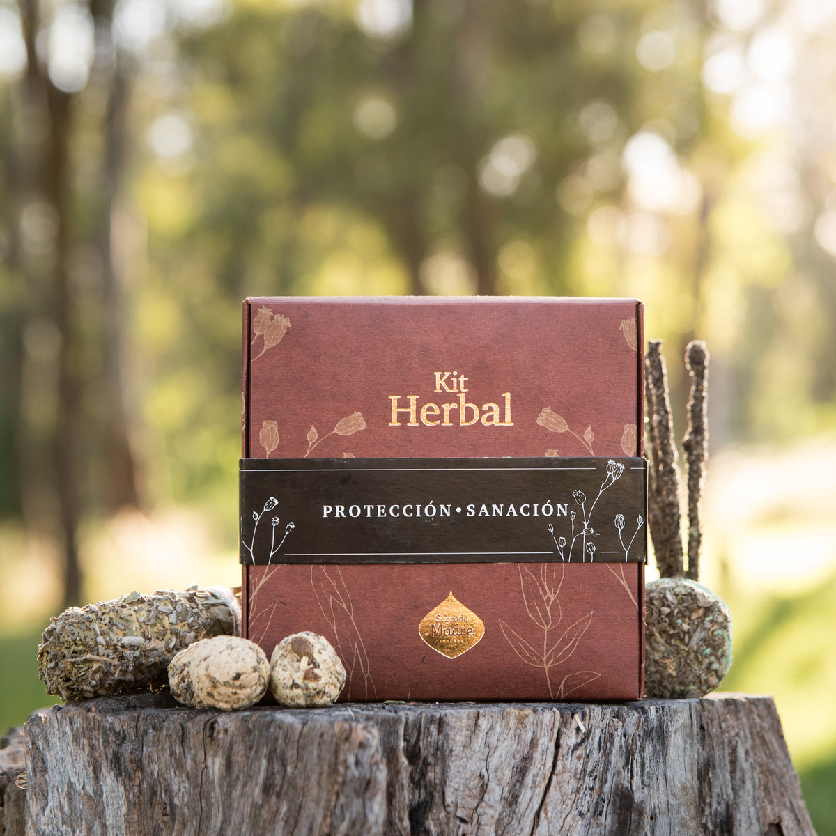 Kit de fumigație cu Salvie albă și rășini sacre pentru protecție și vindecare (SAGRADA MADRE - Herbal)
