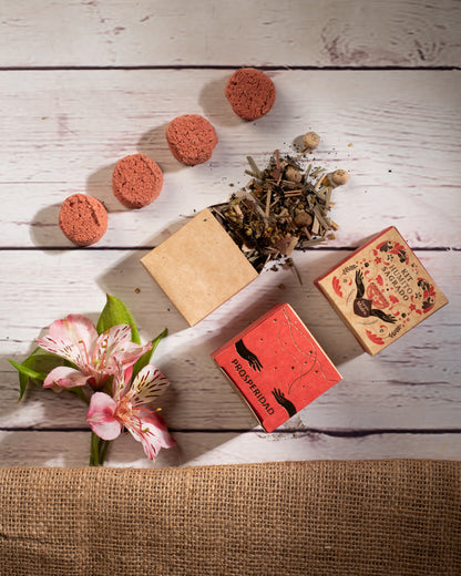 Kit de fumigație pentru Prosperitate (SAGRADA MADRE – Humito Sagrado)