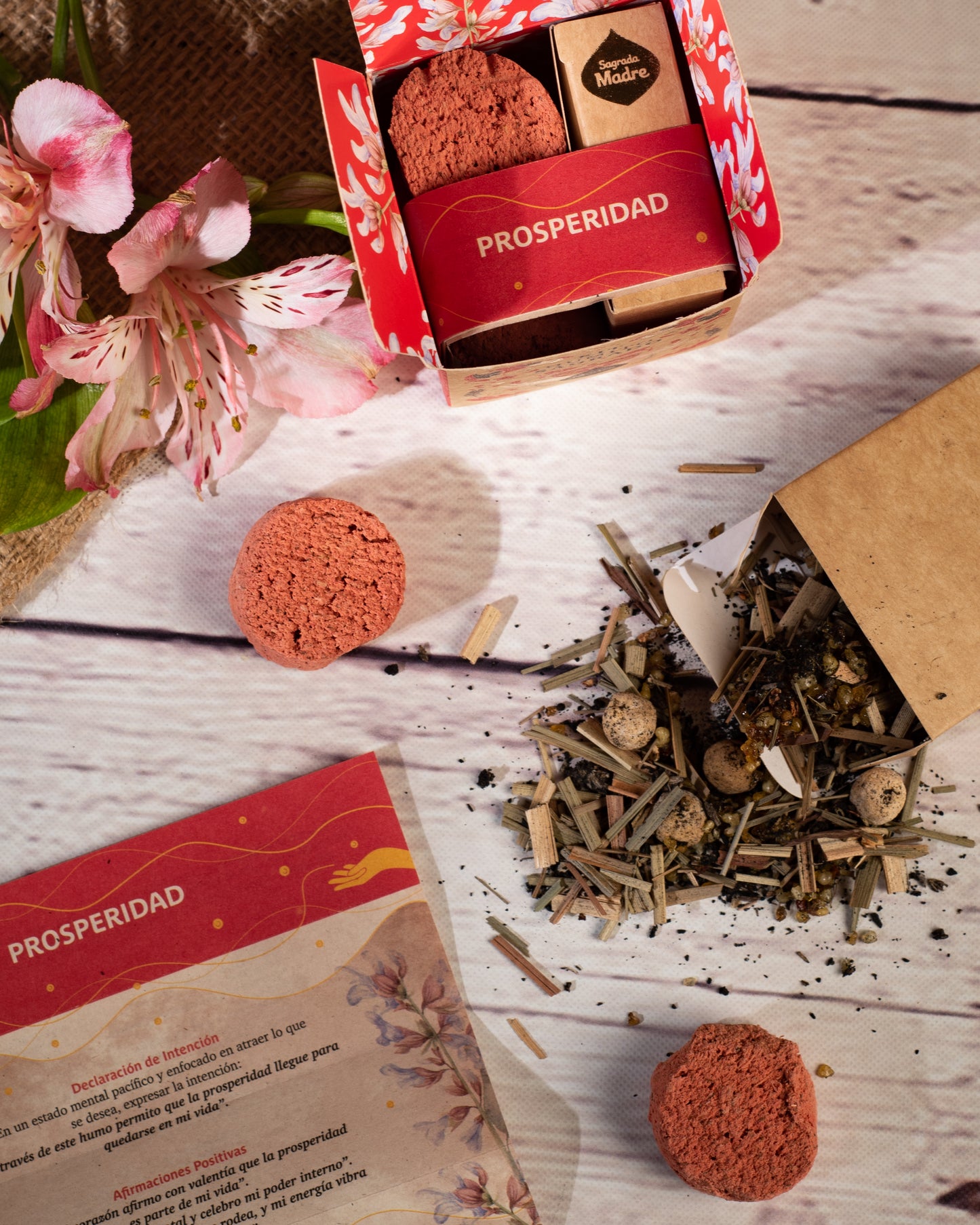 Kit de fumigație pentru Prosperitate (SAGRADA MADRE – Humito Sagrado)