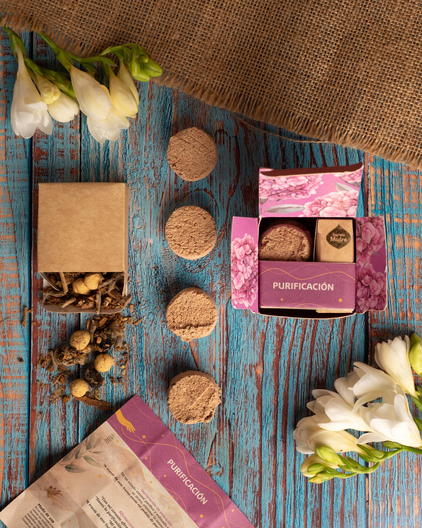 Kit de fumigație pentru Purificare (SAGRADA MADRE – Humito Sagrado)