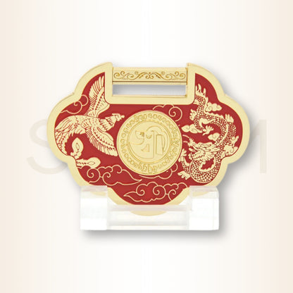 Lacătul cu Phoenix și Dragon - pentru sigilarea, securizarea și protecția căsniciei