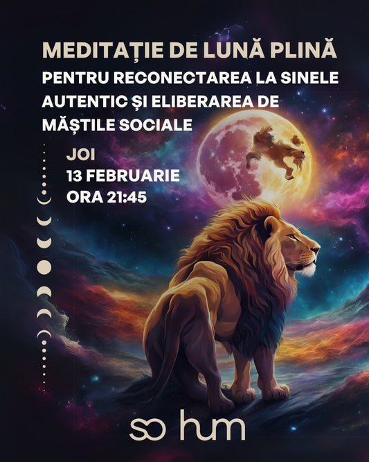 Meditație de Lună Plină pentru reconectarea la Sinele Autentic și eliberarea de măștile sociale