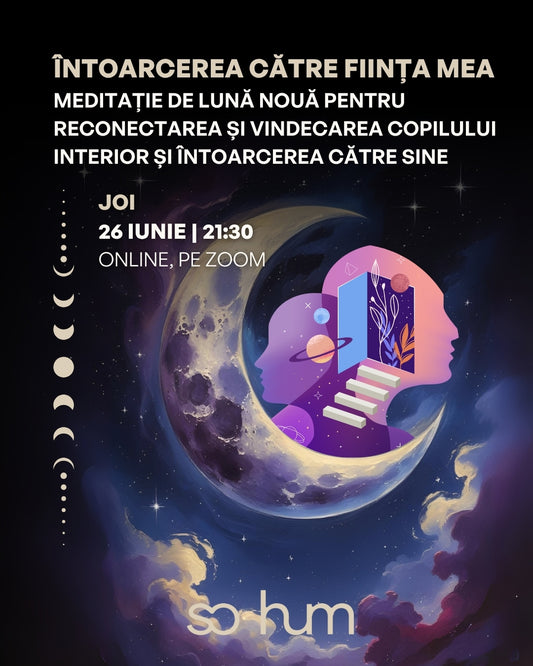 Meditație de Lună Nouă pentru reconectarea și vindecarea copilului interior și întoarcerea către sine