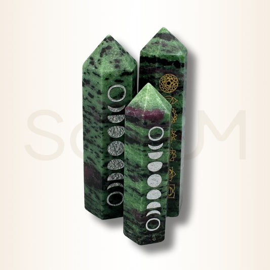 Obelisc din Zoisit pentru transformare interioară și regenerare energetică