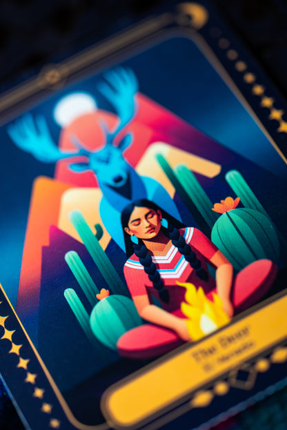 Oracolul Animalelor Sacre cu bețișoare parfumate naturale (SAGRADA MADRE – Oráculo)