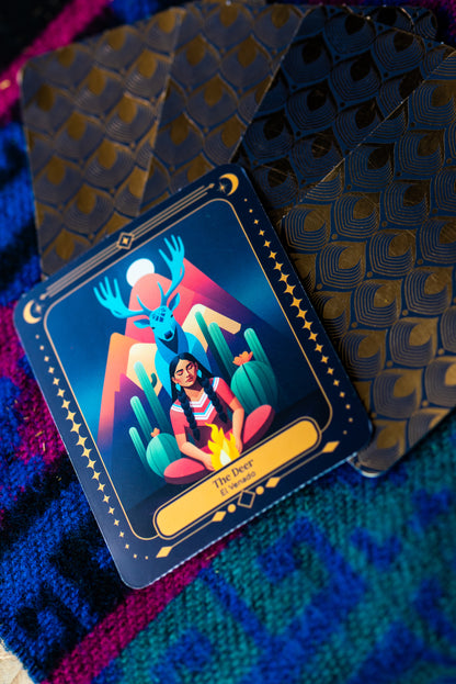 Oracolul Animalelor Sacre cu bețișoare parfumate naturale (SAGRADA MADRE – Oráculo)