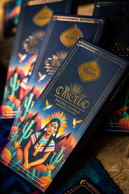 Oracolul Animalelor Sacre cu bețișoare parfumate naturale (SAGRADA MADRE – Oráculo)