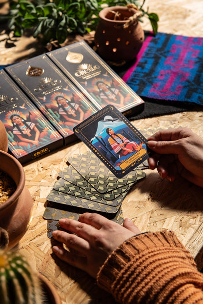 Oracolul Animalelor Sacre cu bețișoare parfumate naturale (SAGRADA MADRE – Oráculo)