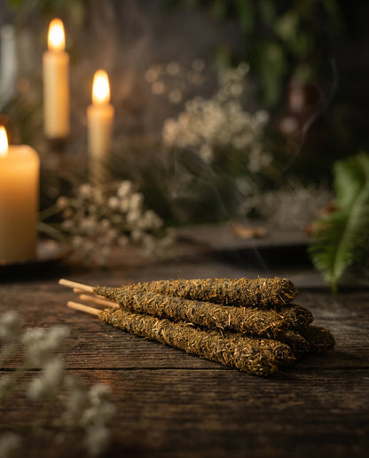 Oracolul Vrăjitoarei Verzi cu bețișoare parfumate naturale (SAGRADA MADRE – Oráculo)