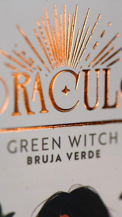 Oracolul Vrăjitoarei Verzi cu bețișoare parfumate naturale (SAGRADA MADRE – Oráculo)