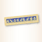 Placa cu 9 Dragoni în Albastru Roial - pentru protecție și prosperitate curentă