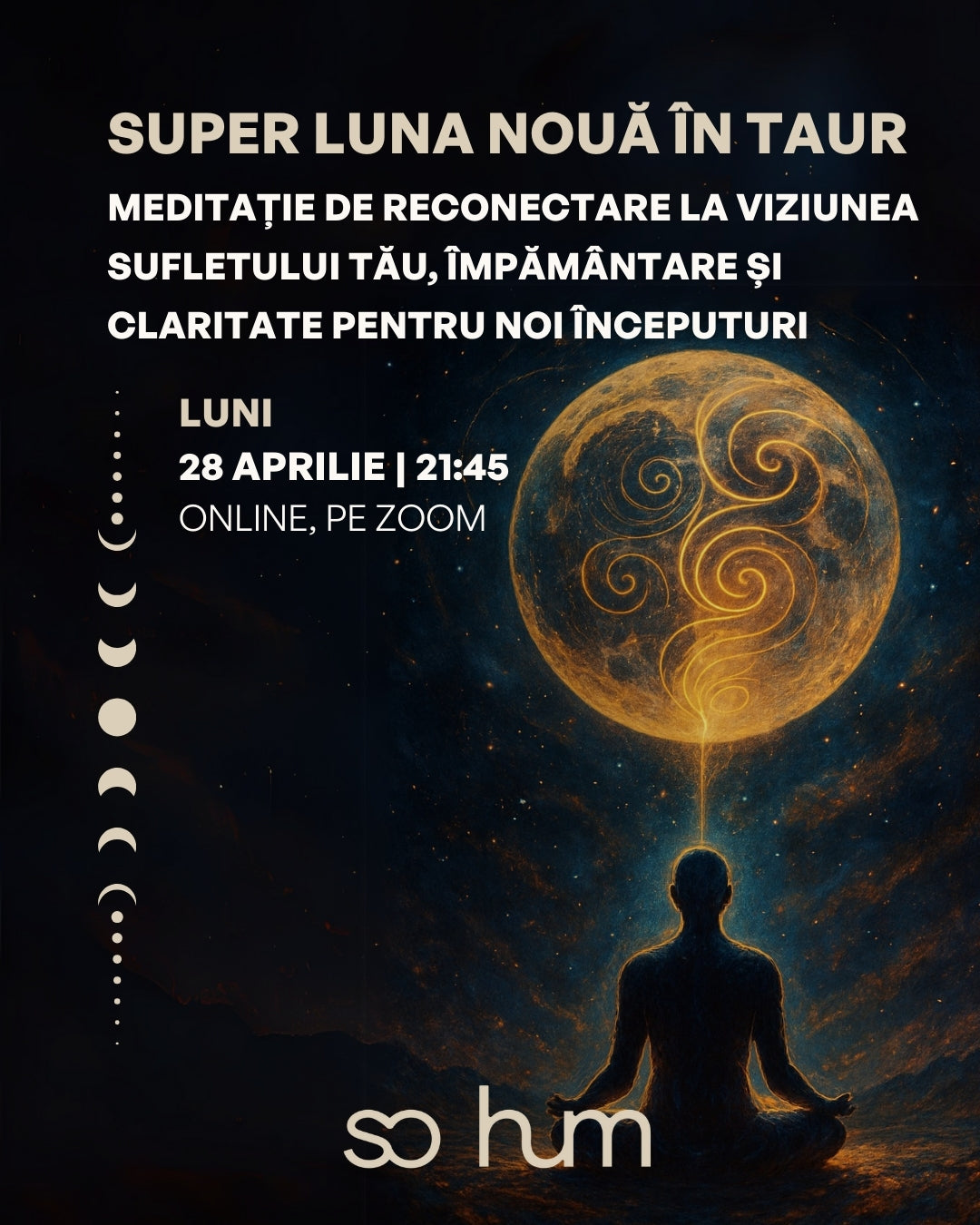 Meditație de reconectare la viziunea sufletului tău, împământare și claritate pentru noi începuturi