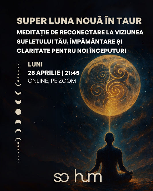 Meditație de reconectare la viziunea sufletului tău, împământare și claritate pentru noi începuturi