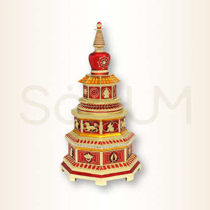 Stupa victoriei pe 3 nivele - pentru protecție, prosperitate și victorie supremă
