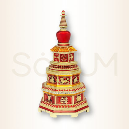 Stupa victoriei pe 3 nivele - pentru protecție, prosperitate și victorie supremă