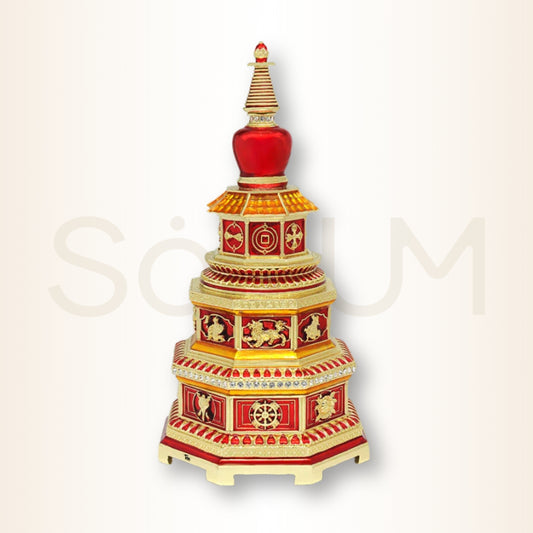 Stupa victoriei pe 3 nivele - pentru protecție, prosperitate și victorie supremă