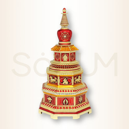 Stupa victoriei pe 3 nivele - pentru protecție, prosperitate și victorie supremă