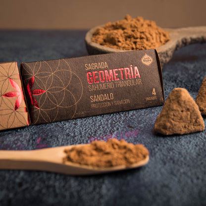Triunghiuri energetice cu Santal pentru protecție și vindecare (SAGRADA MADRE – Geometria Sacra Astrala)