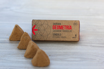 Triunghiuri energetice cu Santal pentru protecție și vindecare (SAGRADA MADRE – Geometria Sacra Astrala)