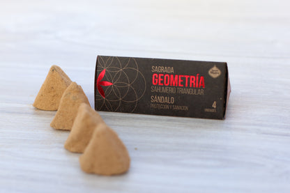 Triunghiuri energetice cu Santal pentru protecție și vindecare (SAGRADA MADRE – Geometria Sacra Astrala)