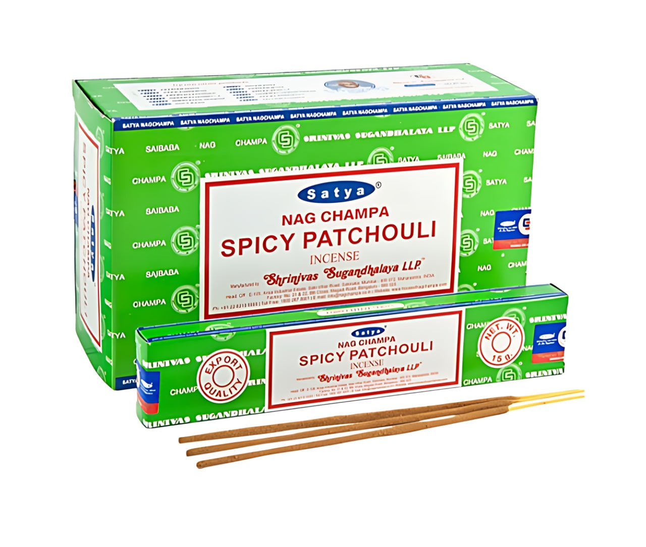 SATYA SPICY PATCHOULI - Betisoare parfumate premium pentru bunastare