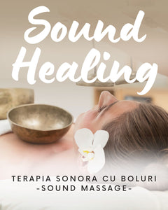 Terapie sonora cu boluri - sound massage