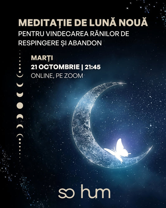 Meditație de Lună Nouă pentru vindecarea de răni de respingere și abandon